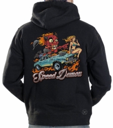 Red Devil Speed Demon Hoodie Sweat Shirt