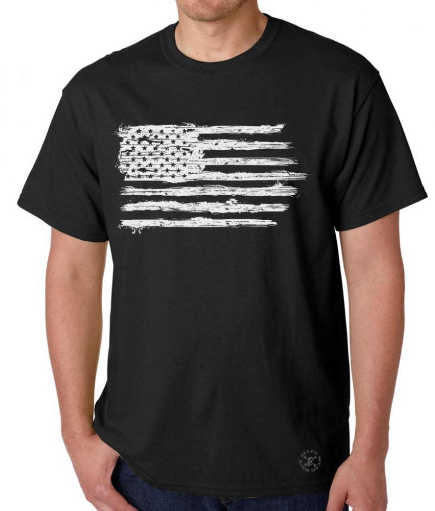 American Flag Distressed T-Shirt | Back Alley Wear