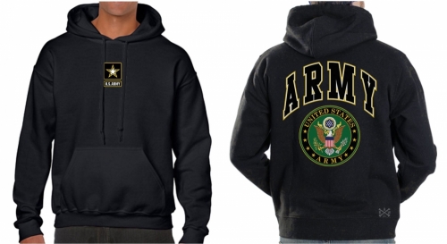 Army Hoodie Sweat Shirt | Back Alley Wear