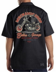Mechanic Shop Bobber Garage Work Shirt | Back Alley Wear
